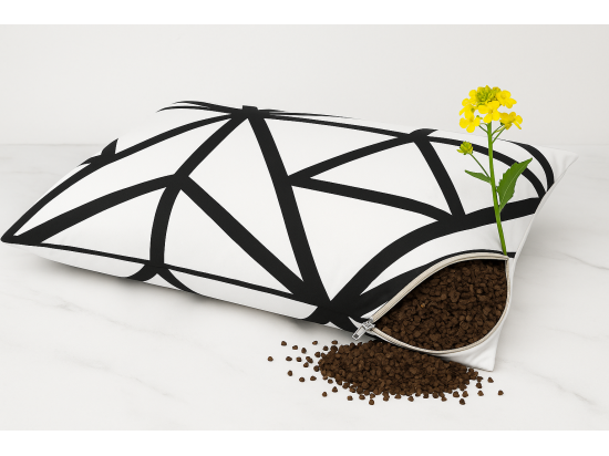 poduszka gorczycowa z łuską gryki 50x60 antyalergiczna