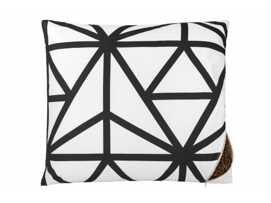 poszewka na poduszkę zygzak czarny rozmiary