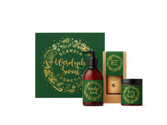 Zestaw kosmetyków świąteczny