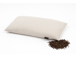 Poduszka ekologiczna z łuską gryki i poszewką z lnu i bawełny 40x60