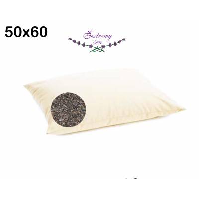 poduszka gryczana z łuską gryki naturalna eko gryka 50x60
