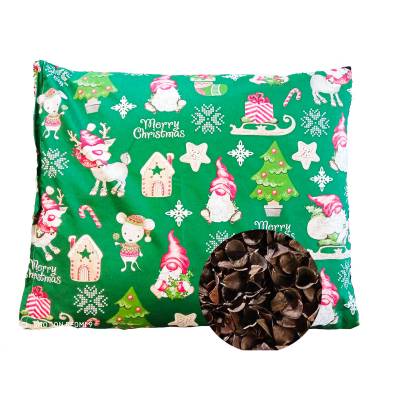 poduszka świąteczna z łuską gryki prezent na mikołajki