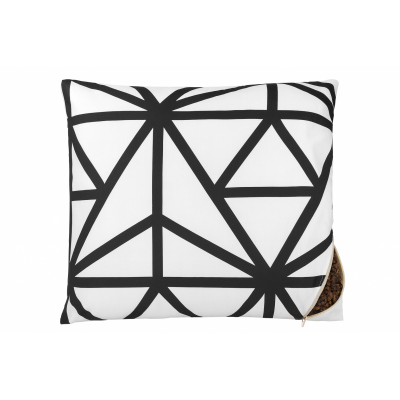 poszewka na poduszkę zygzak czarny rozmiary