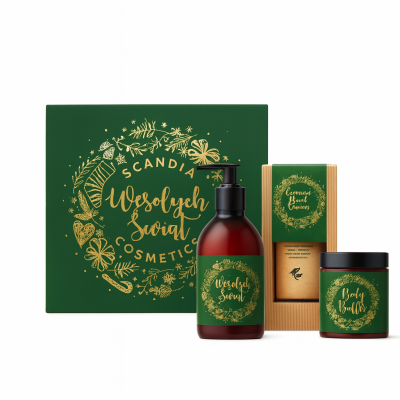 Zestaw kosmetyków świąteczny